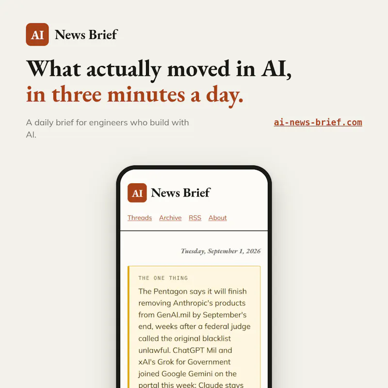 AI News Brief screenshot 1
