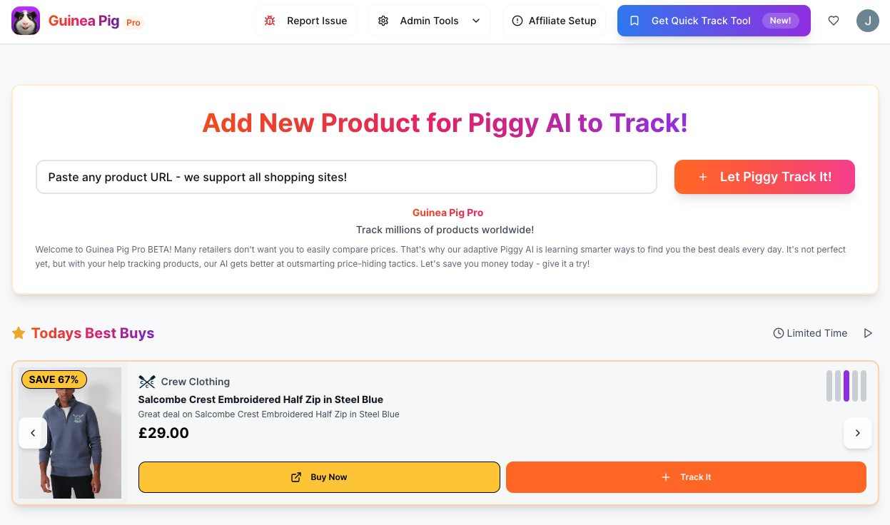 Guinea Pig Pro - Acquista le cose più economiche con il tuo detective di cavia AI media 3