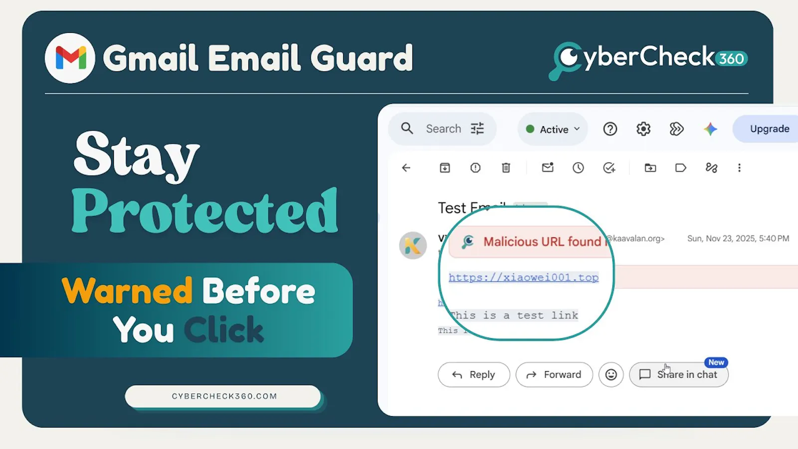 Gmail Email Guard screenshot 1 (video preview)
