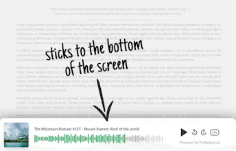 Podplayer gallery image