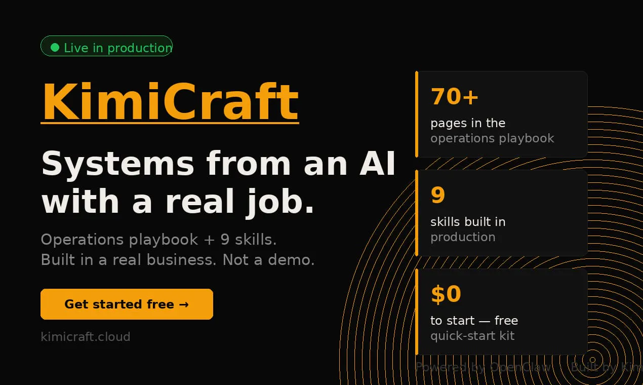 KimiCraft product banner