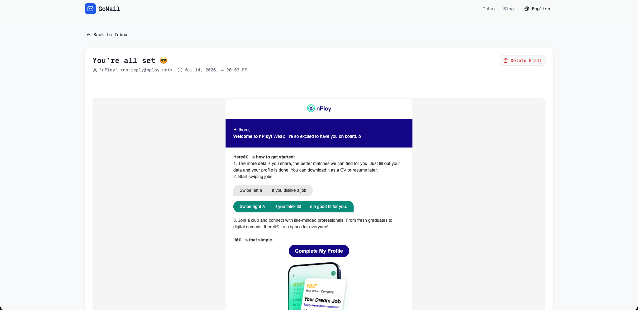 GoMail gallery image