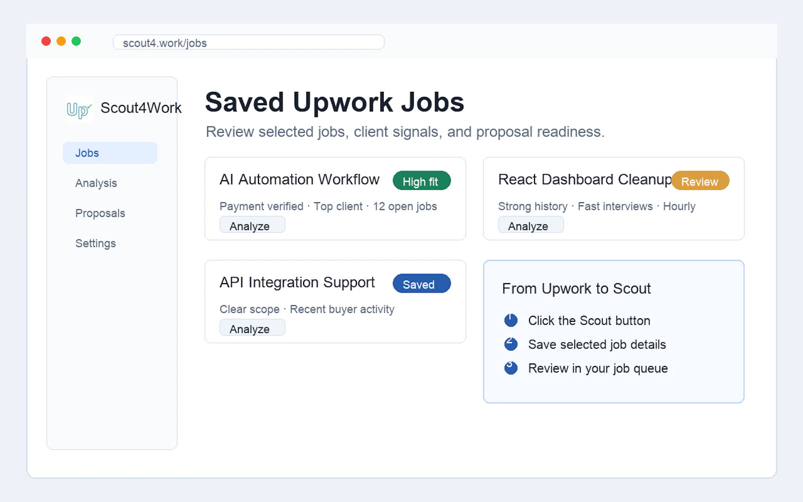 Scout4Work screenshot 1