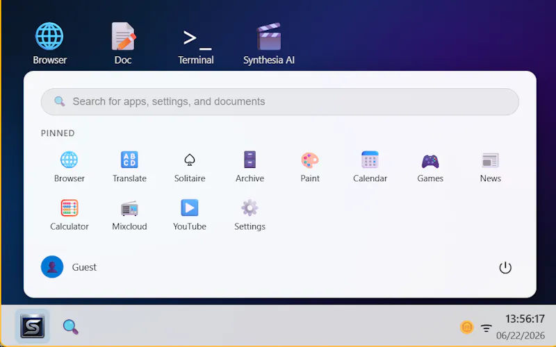 SilveOS screenshot 1