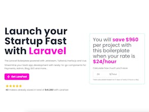 Laravel 脚手架 - 一个旨在协助创业公司快速生成收入的工具和组件集合。
