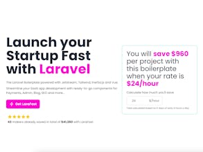 Laravelボイラープレート - スタートアップの迅速な収益創出のために設計されたツールとコンポーネントのコレクションです。