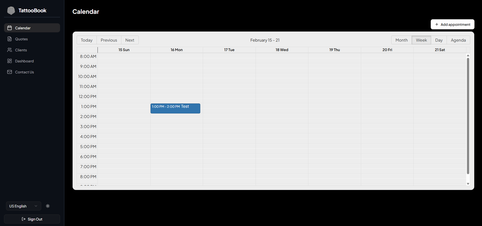 TattooBook - Main product screenshot demonstrating key features and user interface