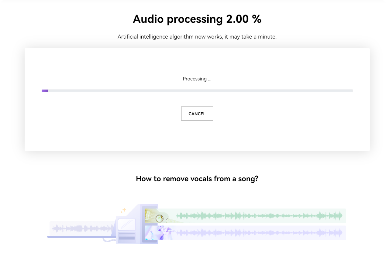 Media.io Remover vocal en línea gratis media 3
