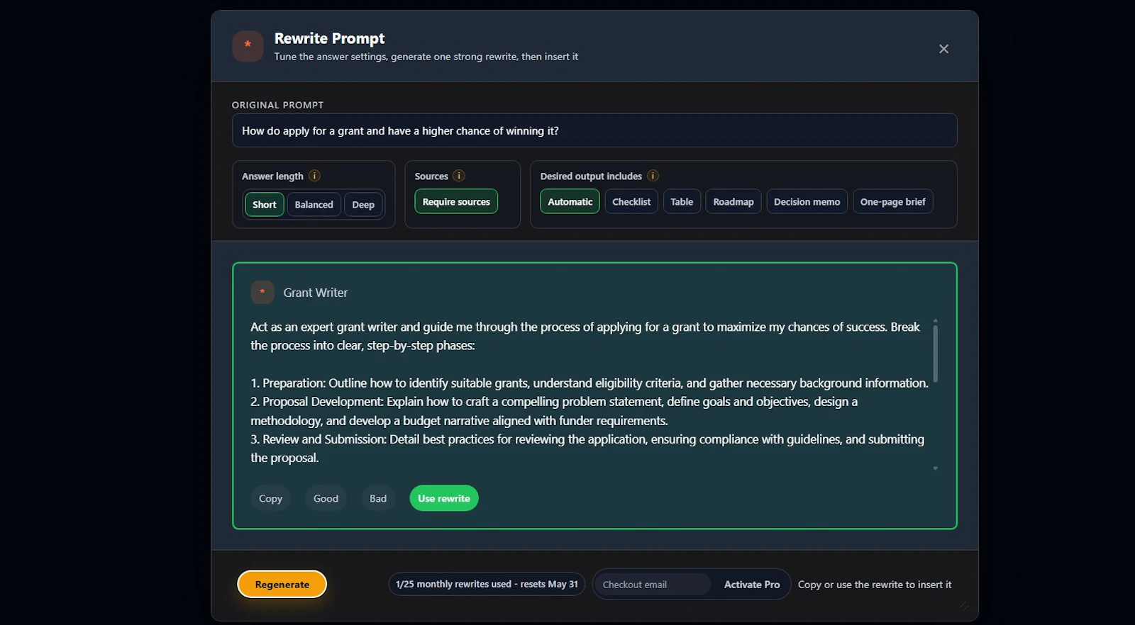 Prompt Rewriter screenshot 7