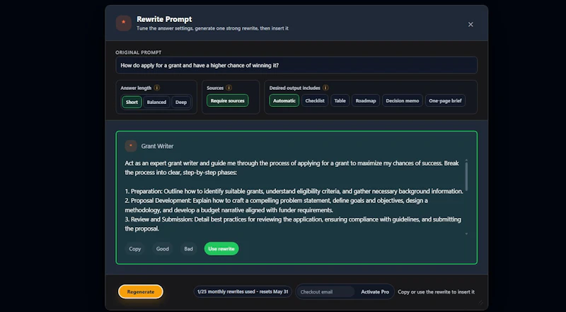 Prompt Rewriter screenshot 7