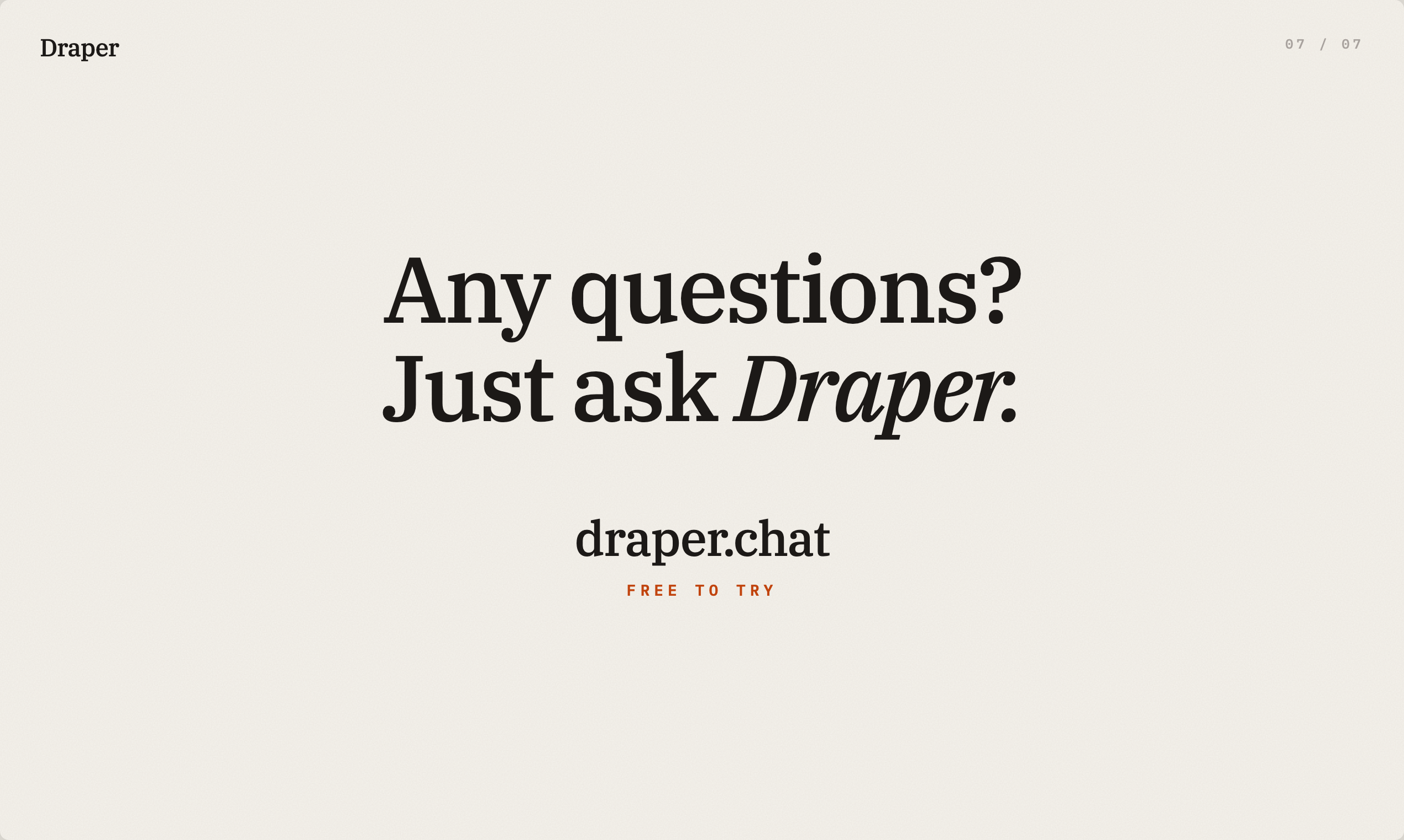 Draper gallery image