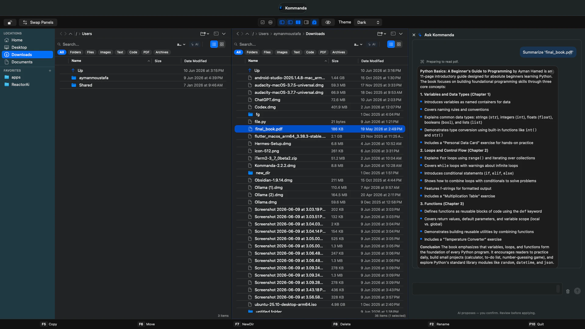 Kommanda screenshot 2