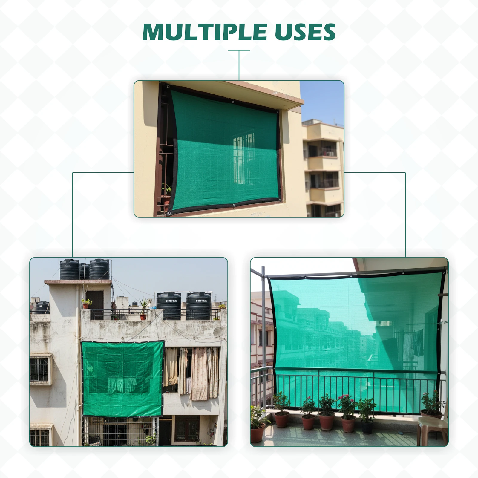 Trinqet -2x2mt (6x6ft) Window Shade Net screenshot 8