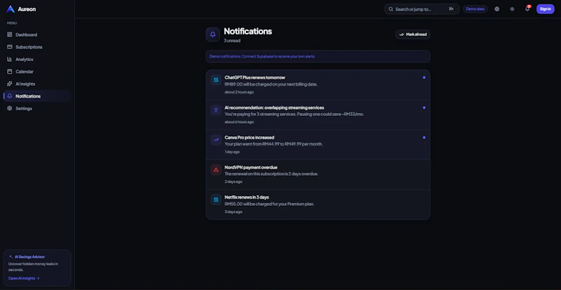 Aureon Beta screenshot 7