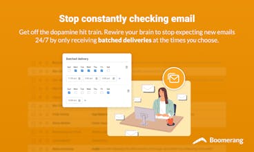 Inbox Pauseのスケジューリング機能は、メールのストレスを管理し、仕事とプライベートのバランスを改善します。