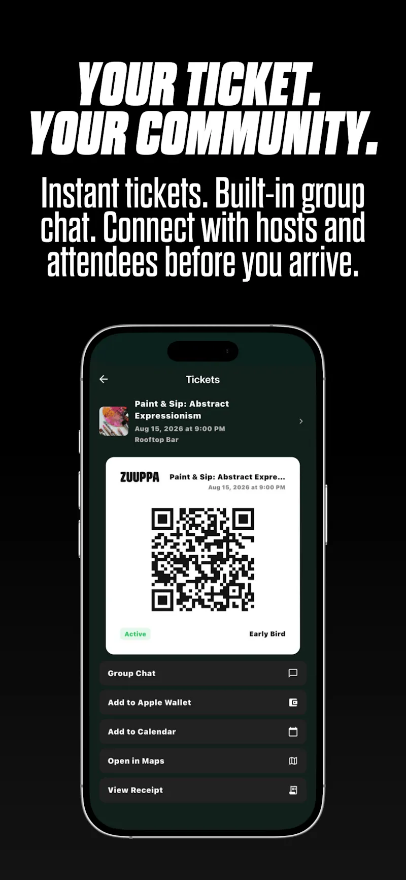 ZUUPPA: GLOBAL TICKETING screenshot 4
