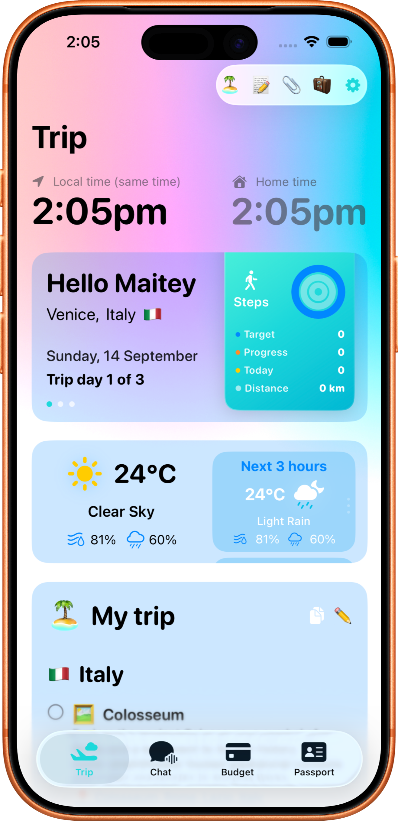 Maitey - Main screenshot showing features and interface
