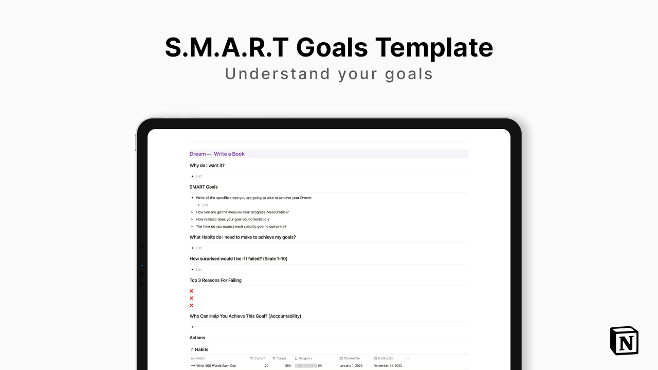 SMART Goals Tracker gallery image