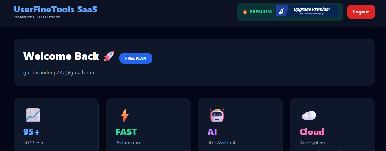 UserFineTools SaaS gallery image
