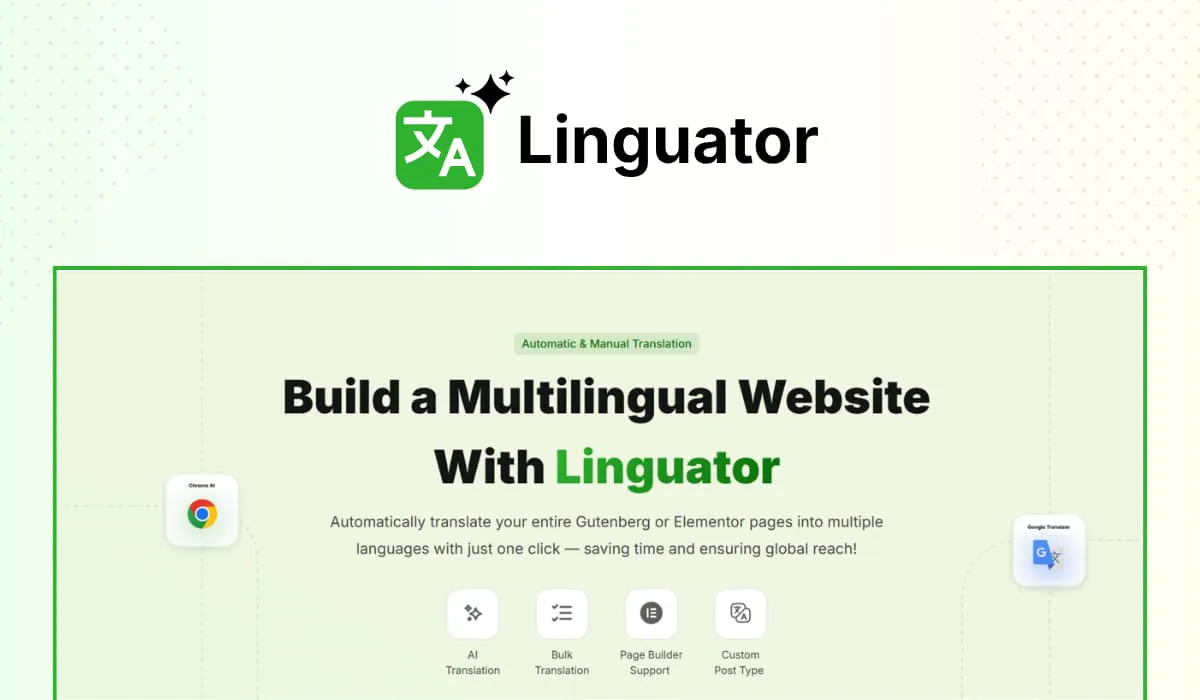 Linguator: WordPress Multilingual Plugin 截图