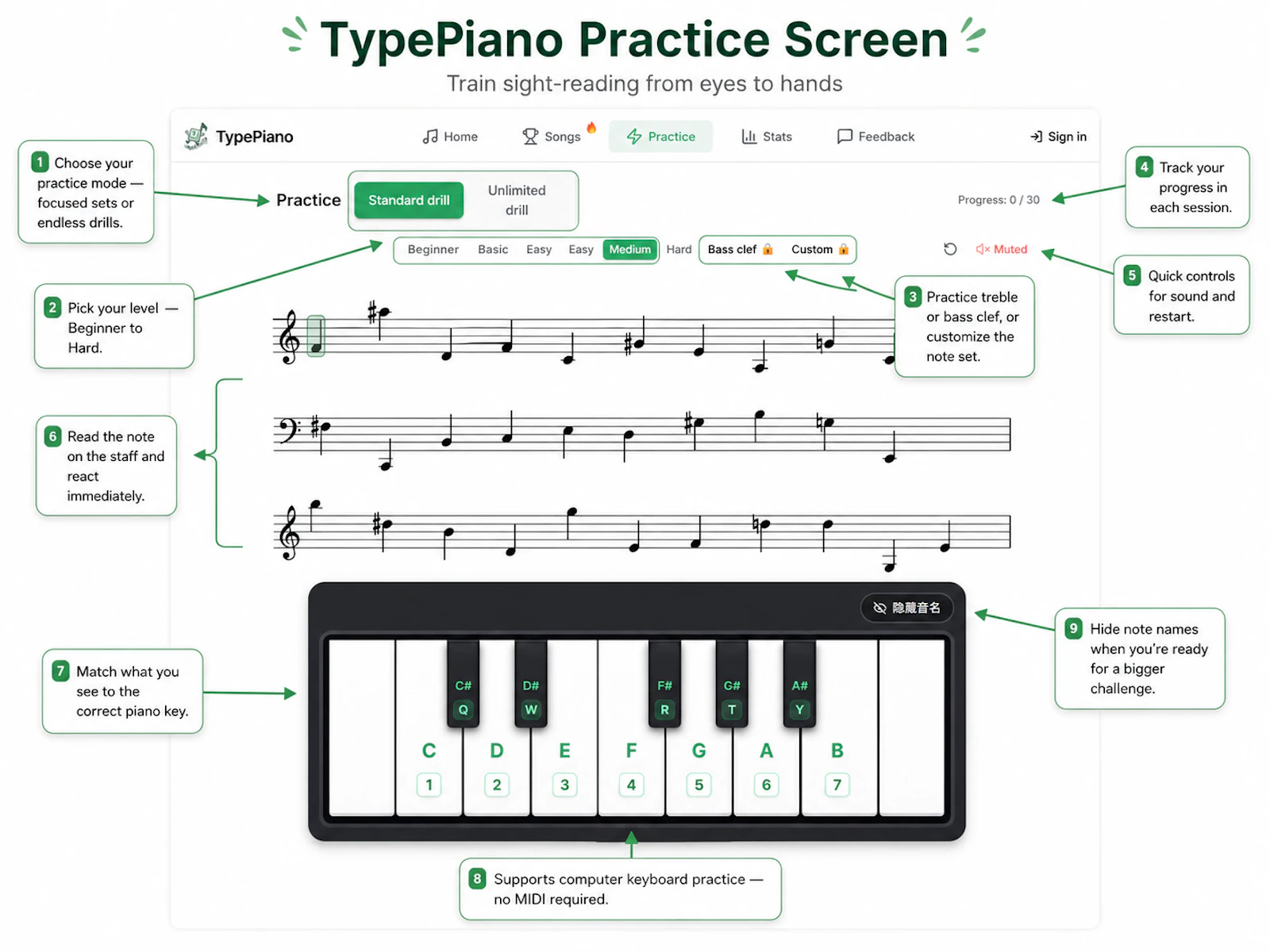 TypePiano screenshot 3