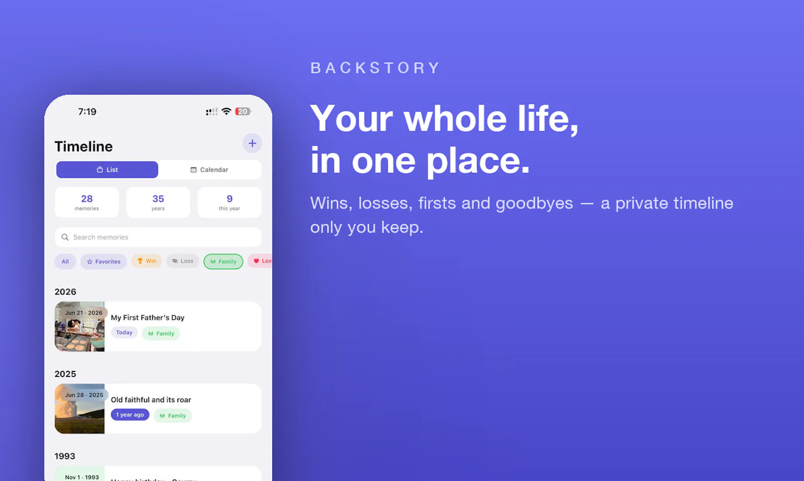 Backstory screenshot 6
