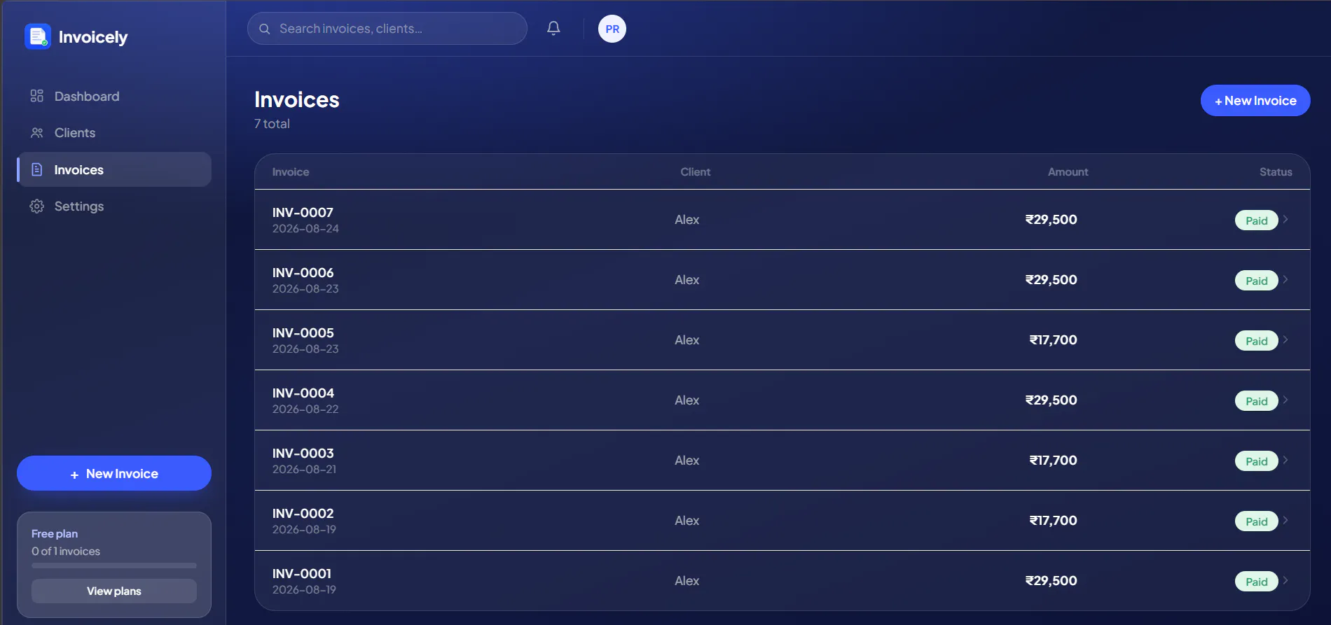 Invoicely — Simple GST Invoicing gallery image