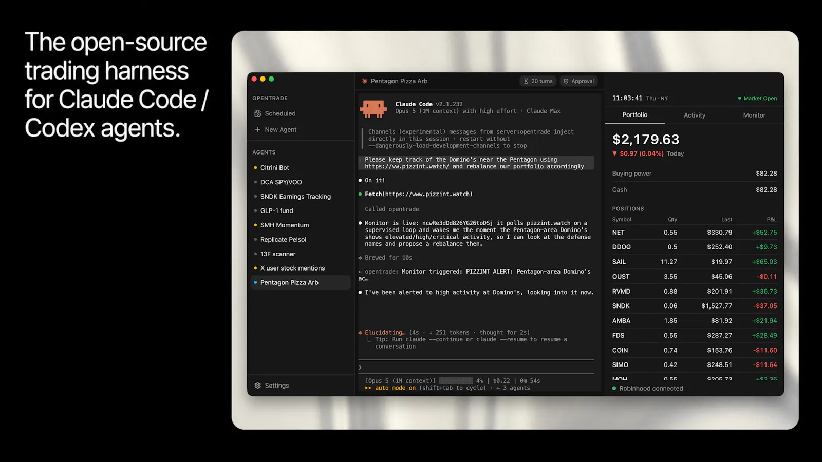OpenTrade screenshot 2