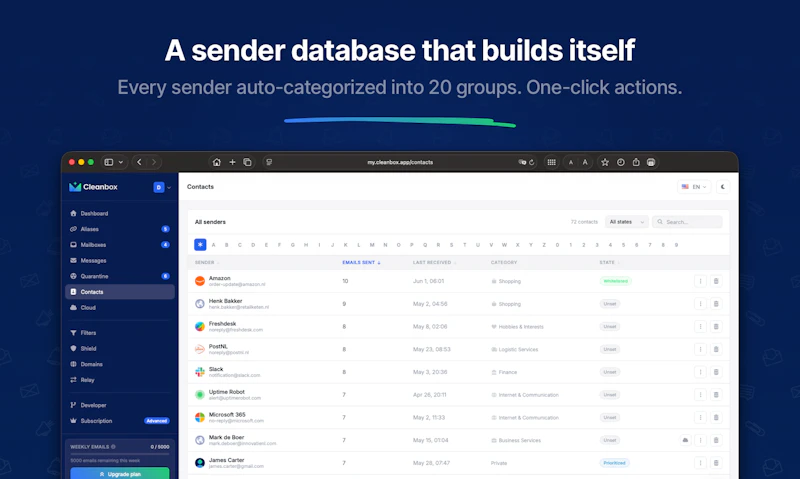 Cleanbox screenshot 9