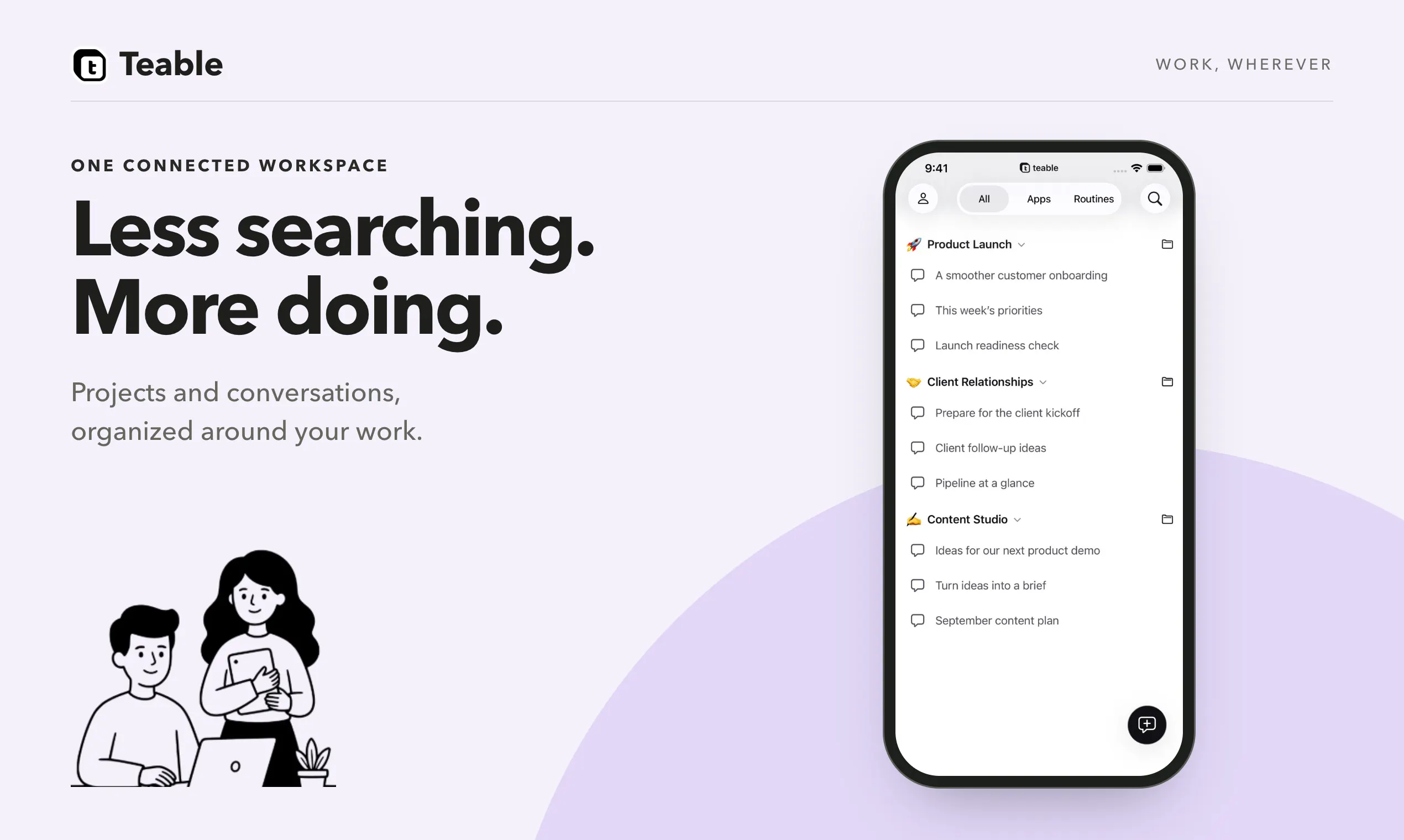 Teable Mobile gallery image