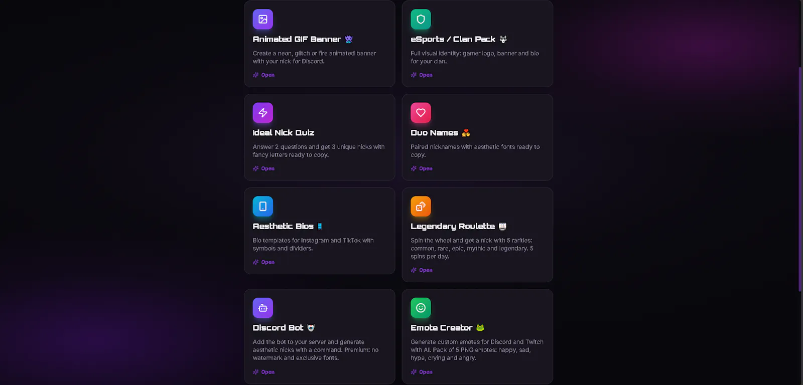 Generador de Nicks screenshot 4
