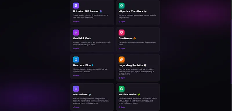 Generador de Nicks screenshot 4