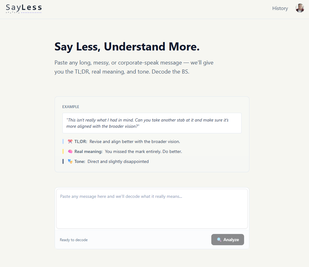 SayLess media 2