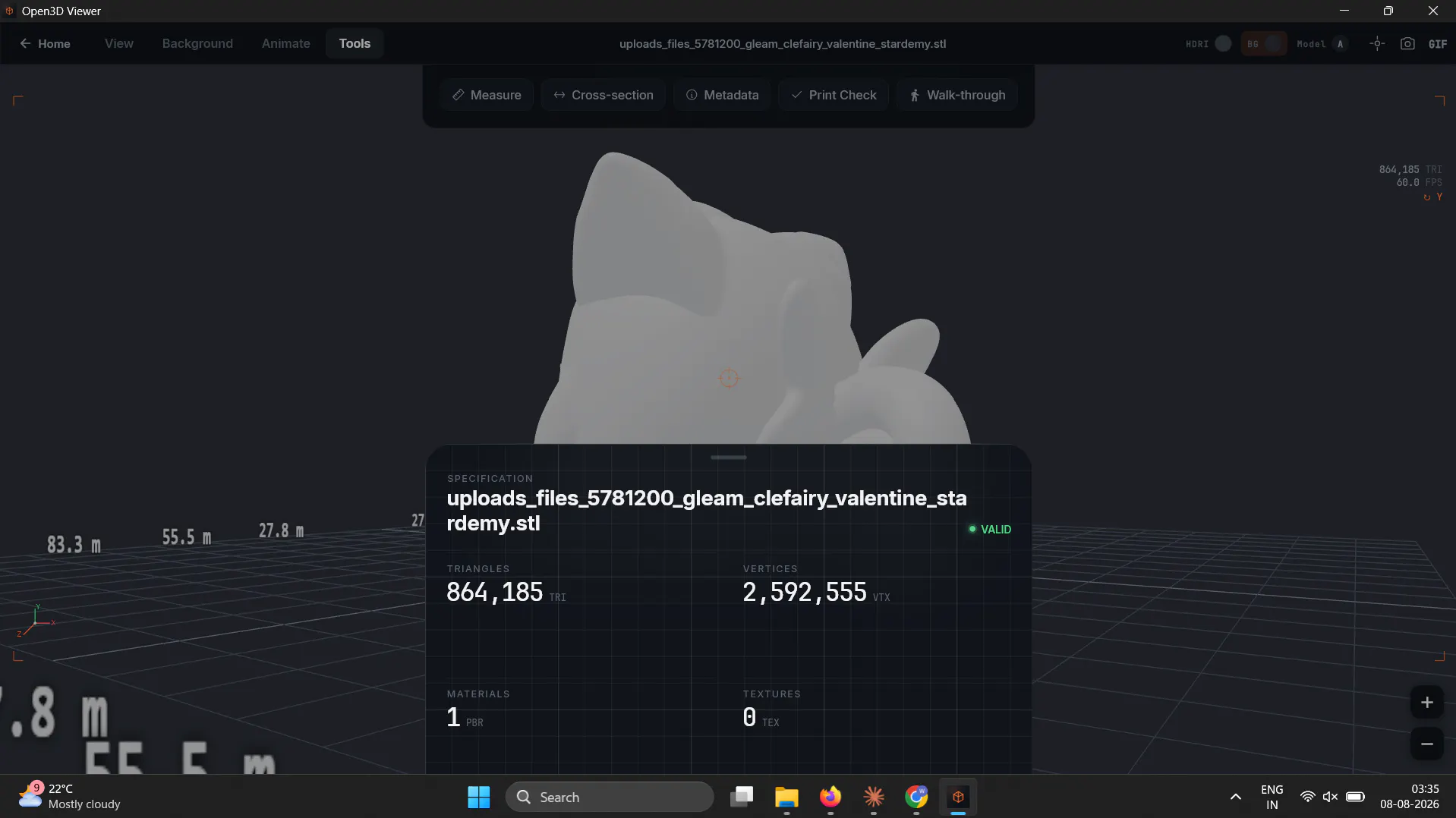 Open3D Viewer gallery image