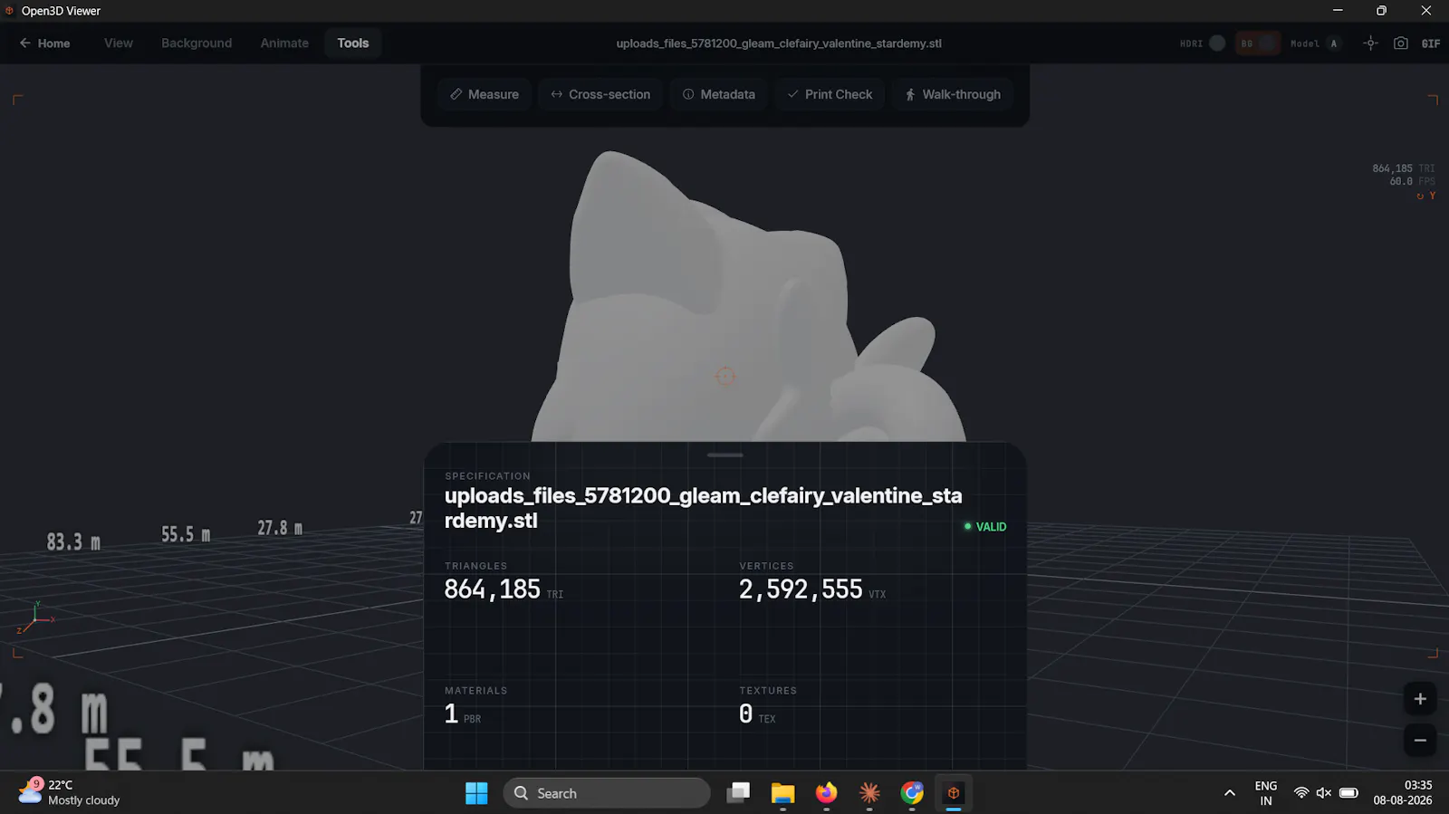 Open3D Viewer screenshot 4