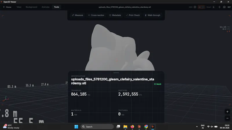Open3D Viewer screenshot 4