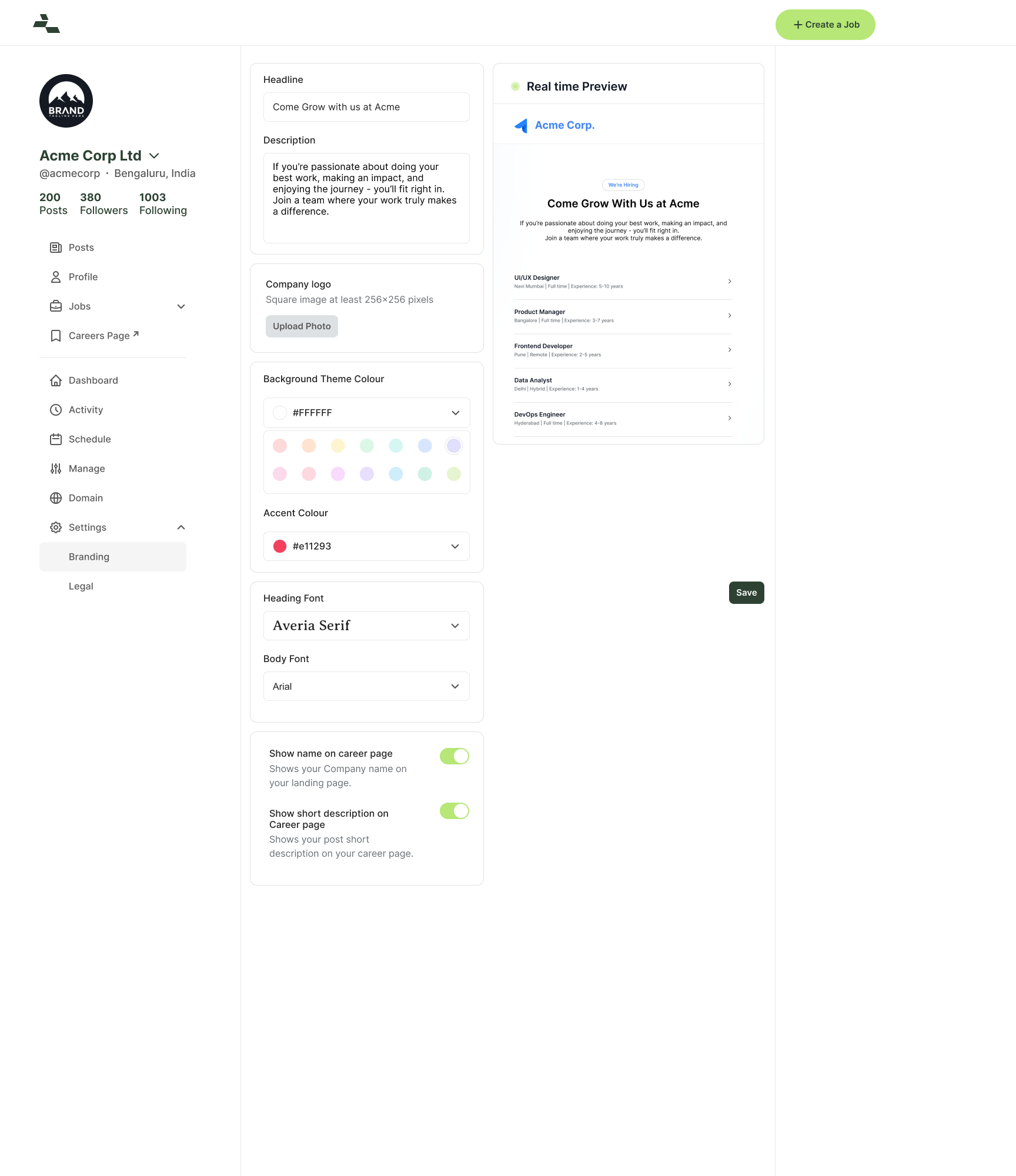 Lucres Careers Page - Screenshot 3 showing product features and functionality