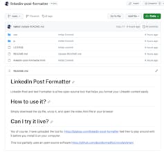 LinkedIn Post Formatter gallery image