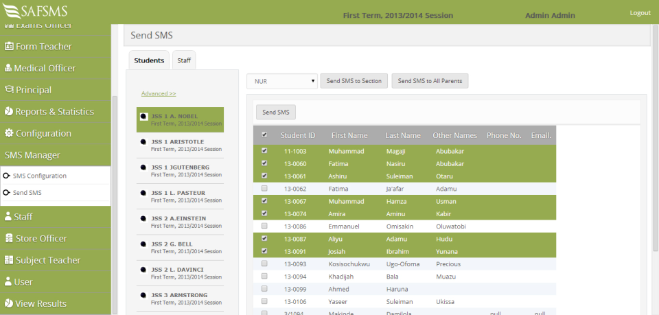 SAFSMS gallery image