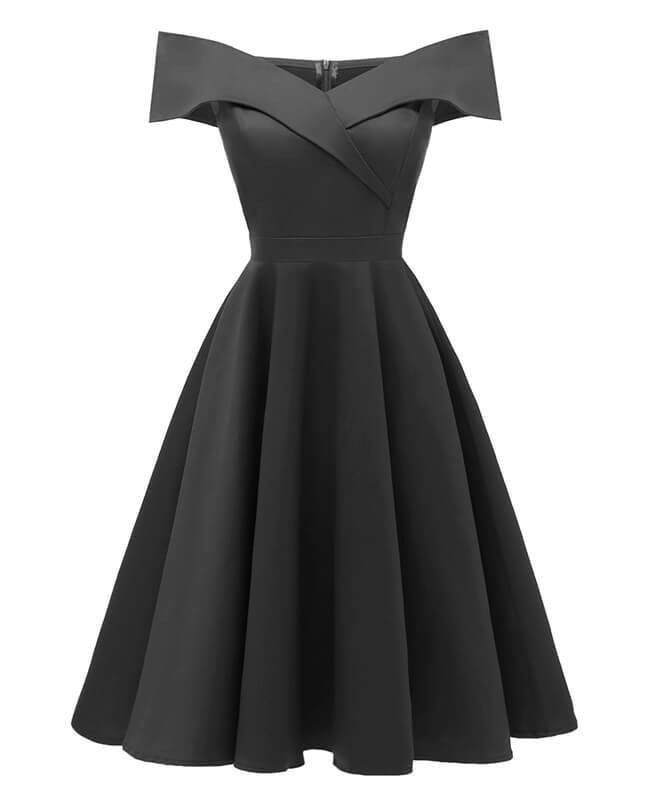 Sleeveless A-Line Cocktail Vintage Dress gallery image