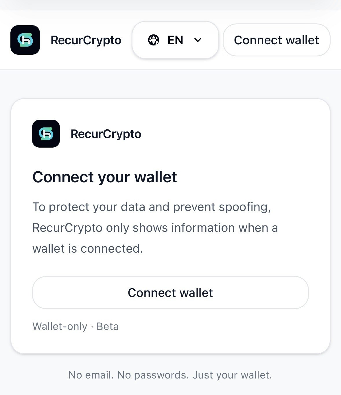 RecurCrypto gallery image