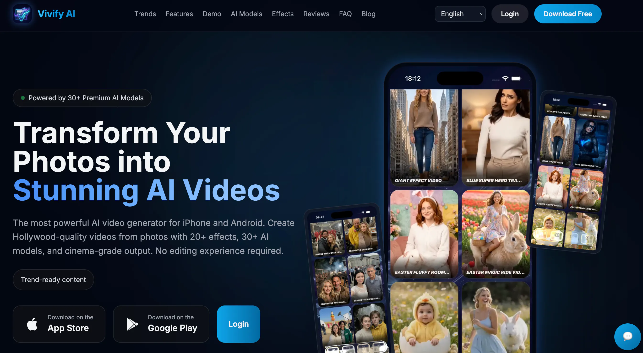 Vivify AI : Trend Videos & Photos Create gallery image