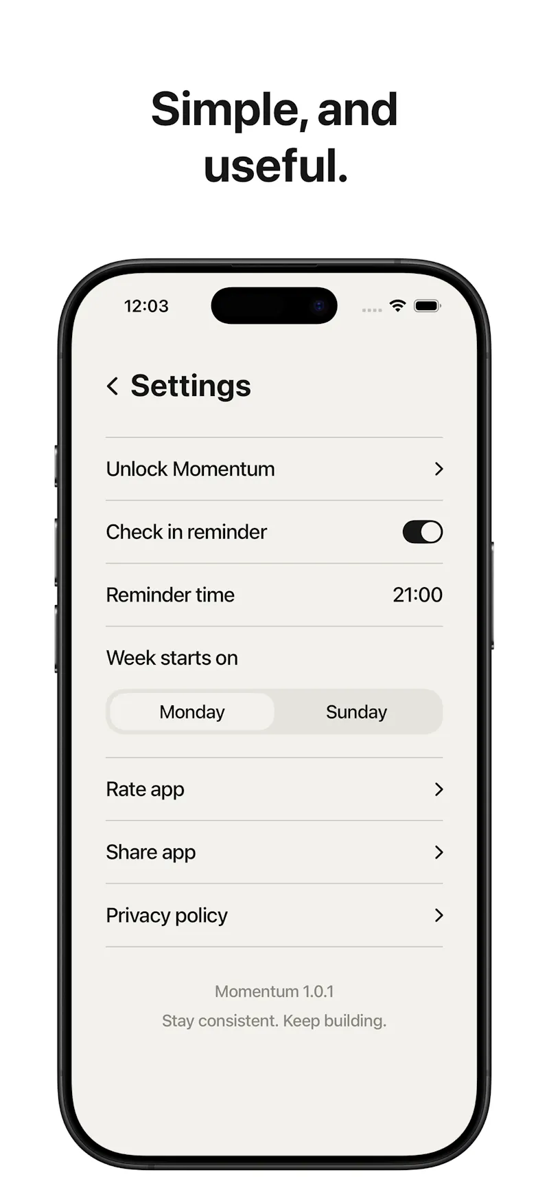 Momentum screenshot 5