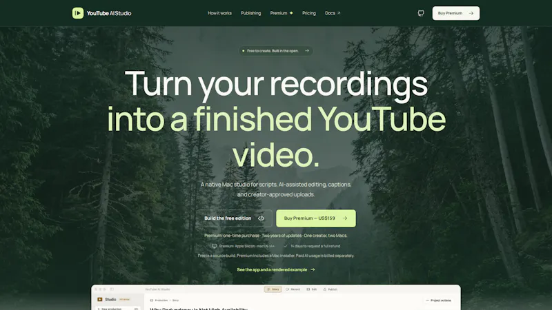 YTAI Studio screenshot 1