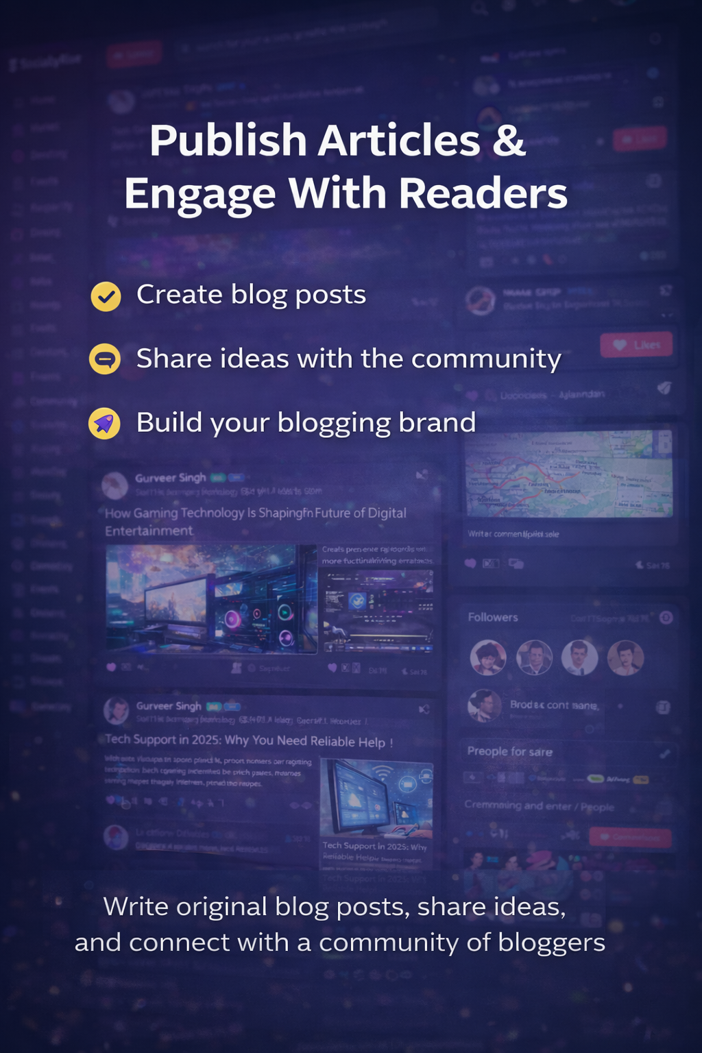 SociallyRise - Screenshot 3 showing product features and functionality