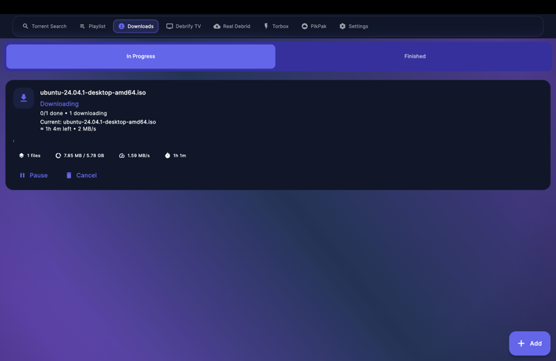 Debrify - Screenshot 2 showing product features and functionality
