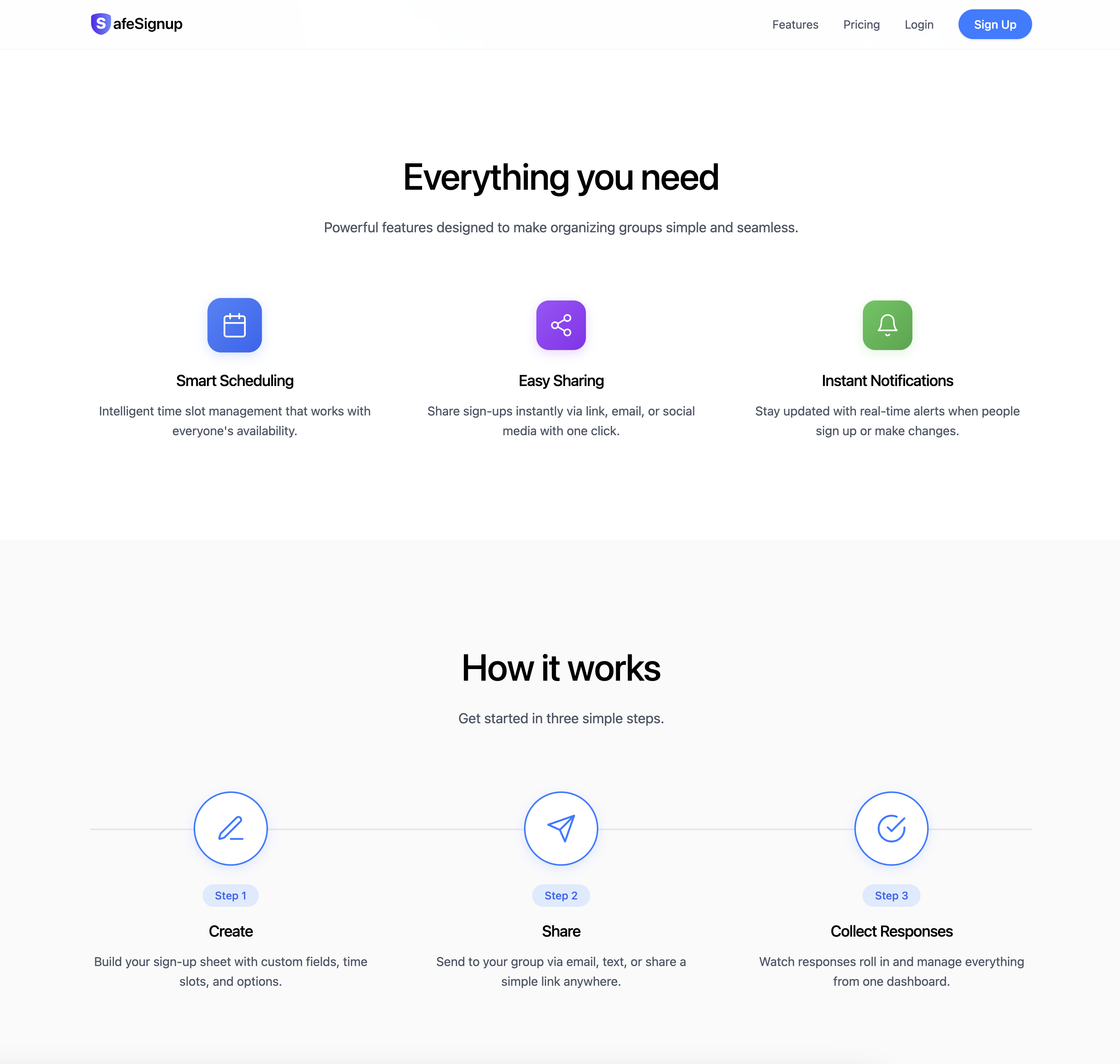 SafeSignUp gallery image