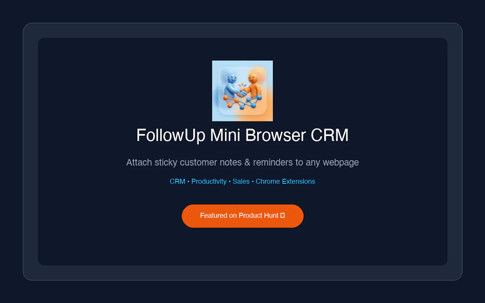 FollowUp Mini Browser CRM screenshot 3