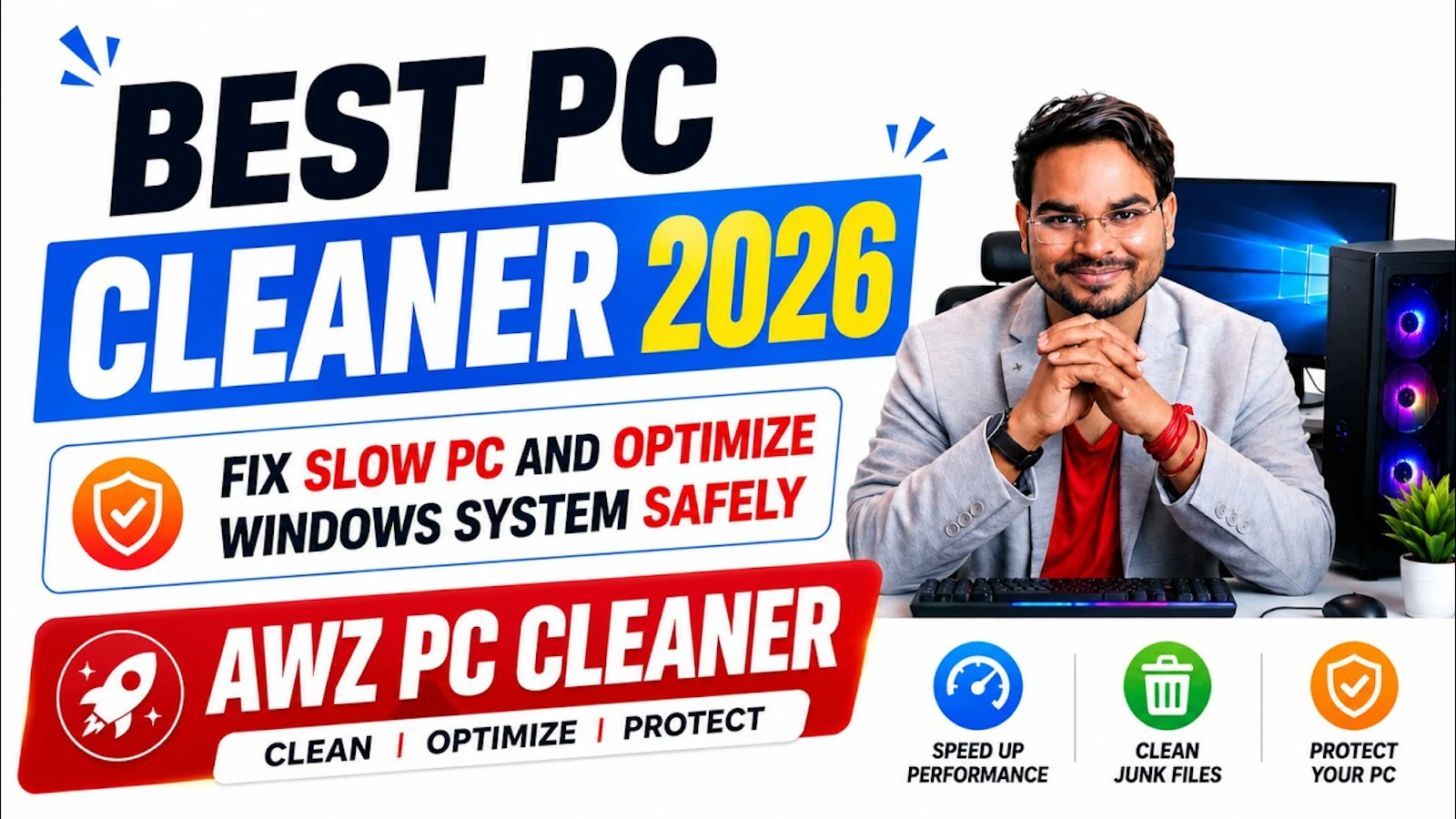 AWZ PC Cleaner screenshot 1 (video preview)