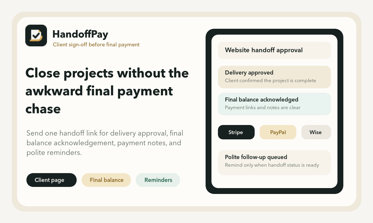 HandoffPay gallery image